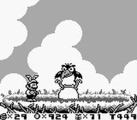 une photo d'Ã©cran de Super Mario Land 2 sur Nintendo Game Boy